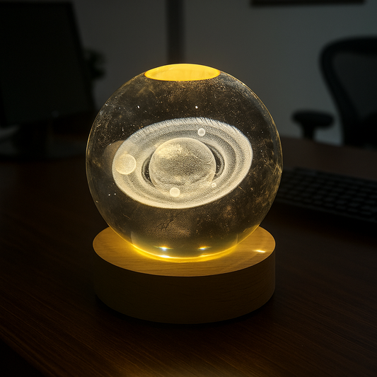 3D Crystal Sphere Lamps