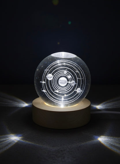 3D Crystal Sphere Lamps