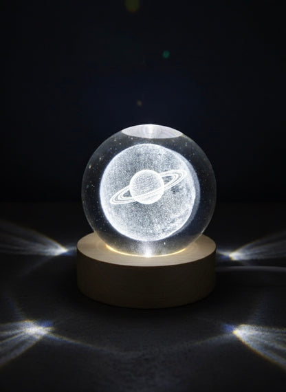 3D Crystal Sphere Lamps
