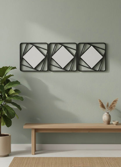 ✨ Modern Geometric Wall Art – Set of 3