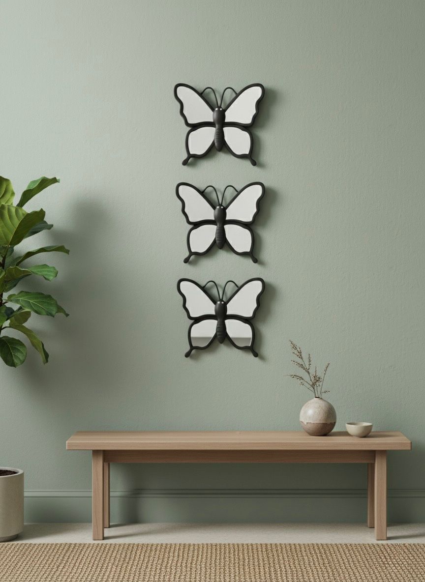 ✨ Dragonfly & Butterfly Wall Art – Premium Metal Decor